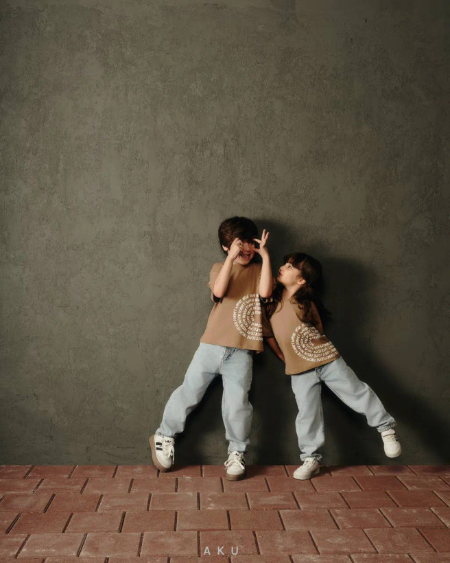 تیشرت تک چاپی بچگانه آکو