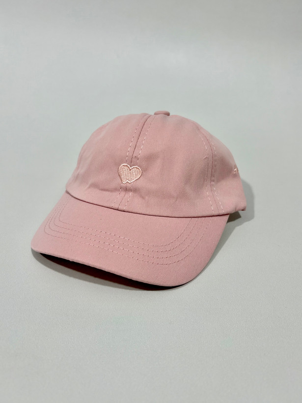 کلاه کتان وارداتی بچگانه طرح قلب