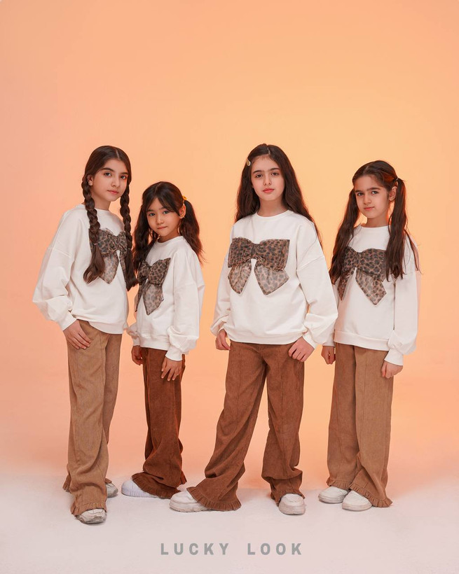 ست دخترانه طرح پاپیون