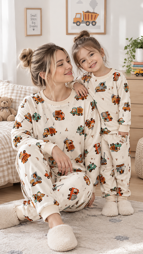 ست لباس راحتی بچگانه عروسکی